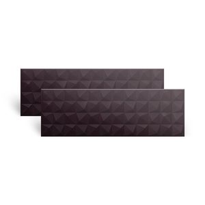 Revestimento 3D Acetinado Retificado Plier Black 30X90,2CM - FCG01AW161 - Roca