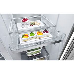 Geladeira/Refrigerador Side by Side Frost Free InstaView Craft Ice UVnano com Motor Inverter Aço Escovado 525 Litros 220V - GC-X257CSH1 - LG