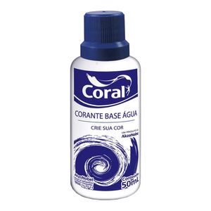 Corante Coral Verde Base Água 50ml