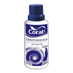Corante Coral Laranja Base Água 50ml
