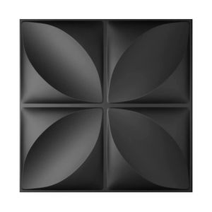 Painel Mebuki 3D 50X50 8Pc Petala Pt Fosco