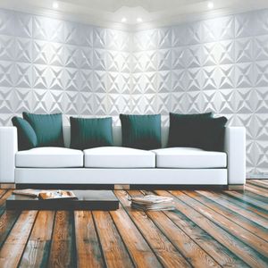 Painel Mebuki 3D 50X50 8Pc Mini Estrelar Br Fosco