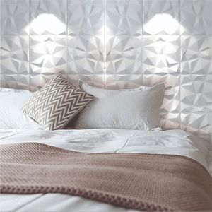 Painel Mebuki 3D 50X50 8Pc Diamante Br Fosco