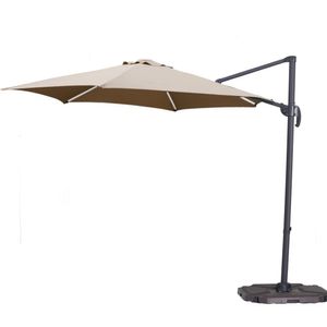 Ombrelone Articulável Lateral com Led e Base 3M - Hasieira
