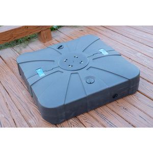 Base para Ombrelone com Rodas Preto - Hasiera