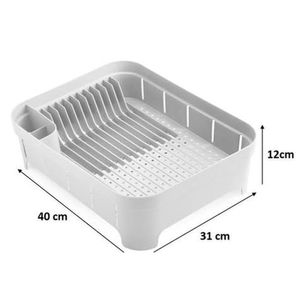 Escorredor De Louças Trium Pp Branco 40X31X12Cm - El500 - Ou
