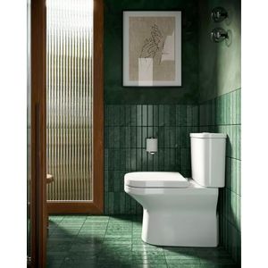 Kit Bacia com Caixa Acoplada e Assento Span Square Branca + Conjunto de Fixação Flexível, Tubo de Ligação e Anel de Vedação 3/6L - 28989BR-0 - Kohler