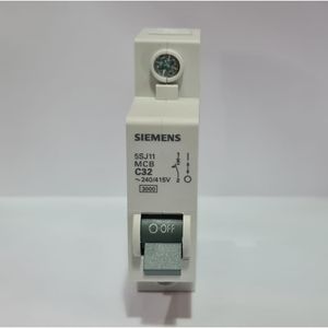 Disjuntor Siemens Monopolar Curva C 32A 3Ka 220/380V Branco