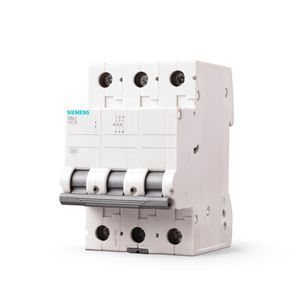 Disjuntor Siemens Tripolar Curva C 16A 3Ka 220/380V Branco