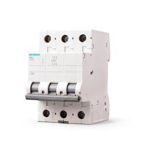 Disjuntor Siemens Tripolar Curva C 20A 3Ka 220/380V Branco