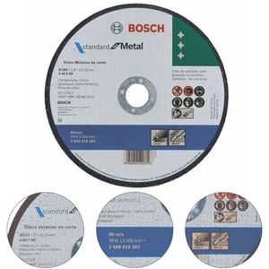 Disco de Corte para Metal Standard 180x1,6MM - 2608619384 - Bosch