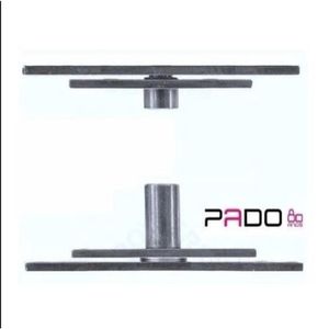 Dobradiça Pivotante Pado 350Kg Sm Inox Escovado