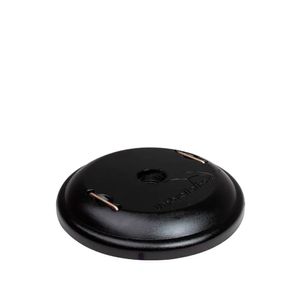 Base para Guarda-Sol Redondo Concreto Preto 22KG - Mor