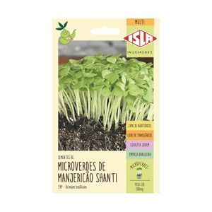Semente Microverdes De Manjericao Shanti Isla Multi 0,5G