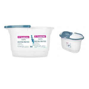 BALDE C/ ESCORREDOR PLASTICO SANREMO HYDRUS INCOLOR 19L