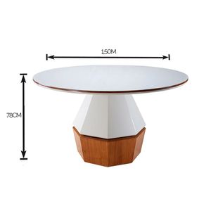 Mesa em Madeira com Vidro Esmeralda Carvalho1,50x1,50M - Matos e Lopes