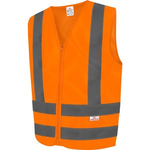 Colete Refletivo Fujiwara Sem Bolso Laranja Fluorescente Tam Xxg