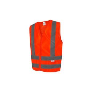 Colete Refletivo Fujiwara Sem Bolso Laranja Fluorescente Tam Xxg