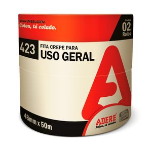 Fita Crepe Adere 423 Uso Geral 48Mmx50M