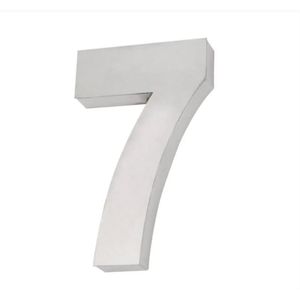 Numero Residencial Silvana Inox Nº 7
