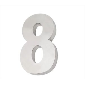 Numero Residencial Silvana Inox Nº 8