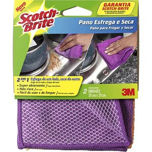 Pano Scotch-Brite Esfrega e Seca