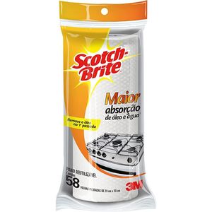Pano Scotch-Brite Reutilizável 58 Folhas