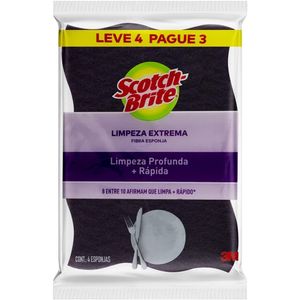 Esponja Scoth-Brite Multiuso Limpeza Extrema