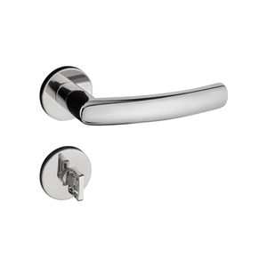 Fechadura Banheiro com Roseta Luma Inox Polido RR2 582-55B IXP - Pado