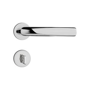 Fechadura Banheiro com Roseta Luma Inox Polido RR2 582-55B IXP - Pado
