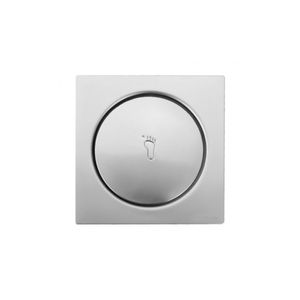 Grelha Inox Pop Up Quadrada com Caixilho 150MM Cromado Esteves
