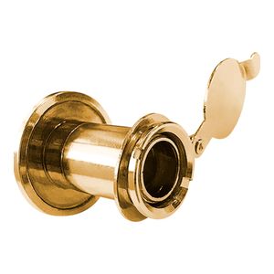 Visor Bemfixa P/ Portas De 2542 Mm Espessura Latao 200º Dourado