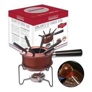 Conjunto De Fondue Etillux Hauskraft Alba Co Fosco 10Peças