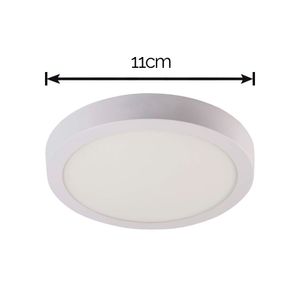 Painel Led de Sobrepor Redondo Lux Branco 6W 6500K - 15070112 - Taschibra
