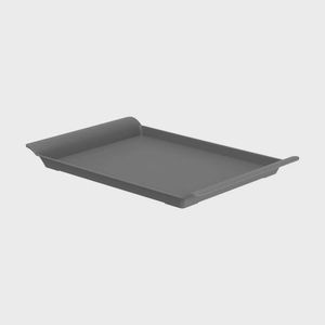 Bandeja Retangular Pequena Chumbo 34X21X3,5Cm - Ou