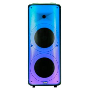 Caixa de Som Amplificada com Bluetooth USB Tweeter 2 Woofers 10" Party Vox Prime 2000W - ACA2000 - Amvox