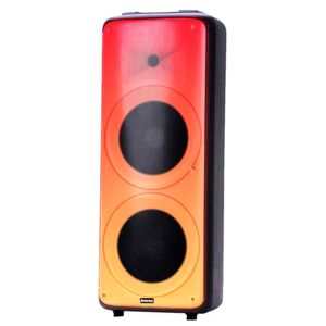 Caixa de Som Amplificada com Bluetooth USB Tweeter 2 Woofers 10" Party Vox Prime 2000W - ACA2000 - Amvox