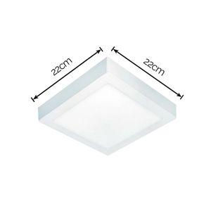 Painel LED de Sobrepor Quadrado Pop Neutro 18W 4000K - NE4000K - Avant