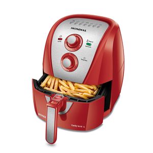 Fritadeira Elétrica Family 4 Litros Vermelha AFN-40-RI 220V Mondial