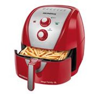 Fritadeira Elétrica Grand Family 8 Litros Vermelho AFN-80-RI Sem Óleo 1900W 220V Mondial