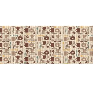 Tapete Kapazi Antiderrapante Tropical Coffe 43Cm