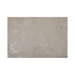 Toalha de Mesa Kapazi Perolizada 1M Floral Bege