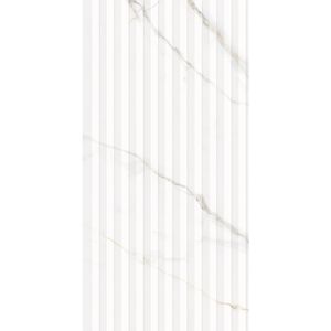 Revestimento Ripado Acetinado Retificado Ripa Calacata Tipo A 45X90CM - CE0833C1 - Biancogres