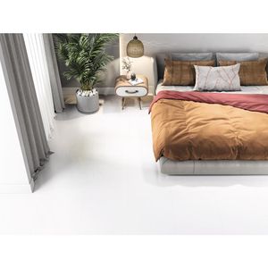 Piso Cerâmico Monocromático Brilhante Riviera Branco Tipo A 68X68CM - 58000 - Arielle
