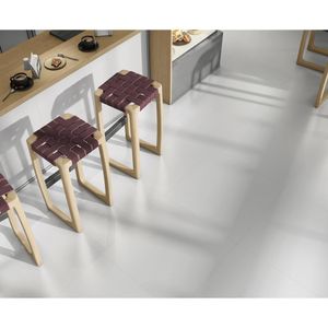 Piso Cerâmico Monocromático Acetinado Riviera Branco Tipo A 68X68CM - 58010 - Arielle