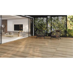 Piso Cerâmico Madeira Externo Retificado HD Ivy Tipo A 67X67CM - 58806 - Arielle