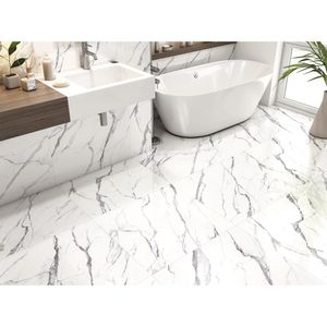 Piso Cerâmico Marmorizado Brilhante Retificado HD Íris Tipo A 67X67CM - 58815 - Arielle