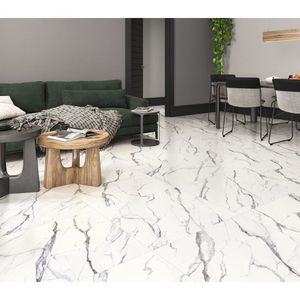 Piso Cerâmico Marmorizado Acetinado Retificado HD Íris Tipo A 67X67CM - 58814 - Arielle