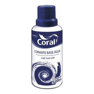Corante Líquido Coral à Base de Água Vermelho 50ml