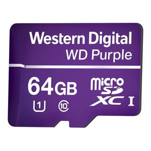 Cartão de Memória MicroSD Intelbras 64GB WD Purple